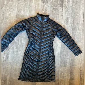 North face long puffer jacket